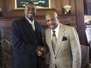 Willie E. Gary and King Kevin Dorival